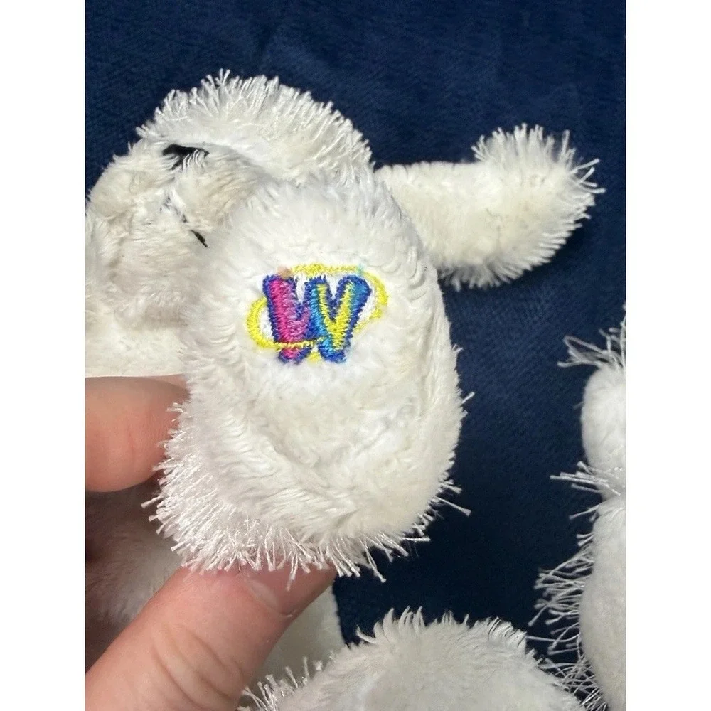 Webkinz Poodle Set Of 3 Dog Plush Stuffed Animal HM014 Ganz White No Code 8